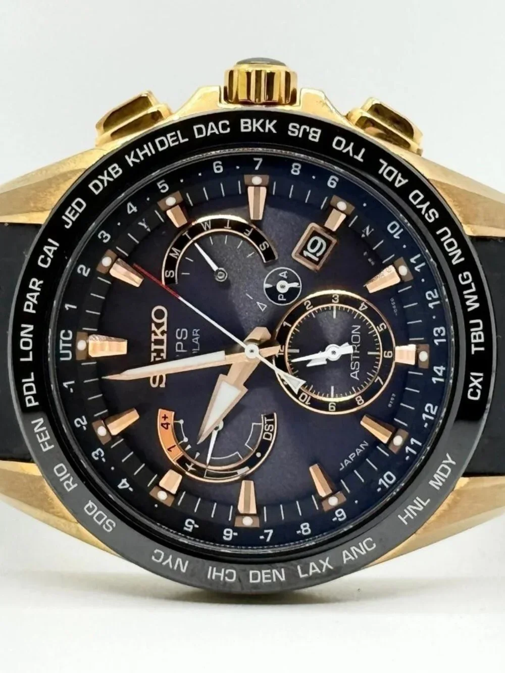 SEIKO Astron SBXC006/5X53-0AB0 GPS Solar Powered Radio Men's Watch_965409